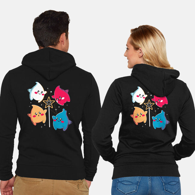 Little Star-Unisex-Zip-Up-Sweatshirt-Eoli Studio