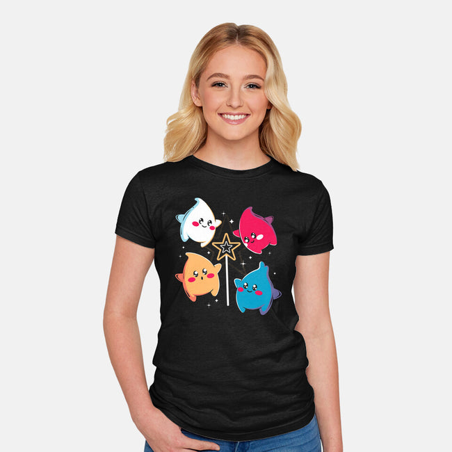 Little Star-Womens-Fitted-Tee-Eoli Studio