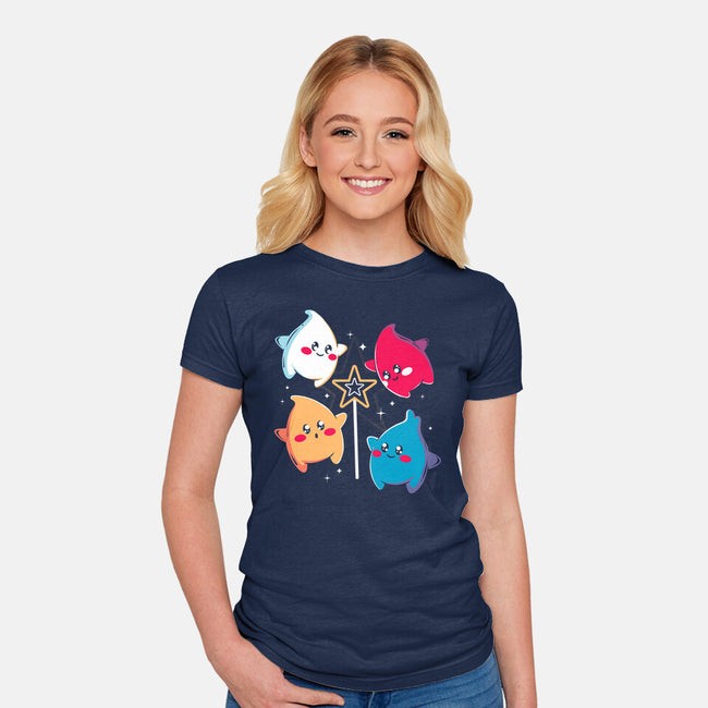 Little Star-Womens-Fitted-Tee-Eoli Studio
