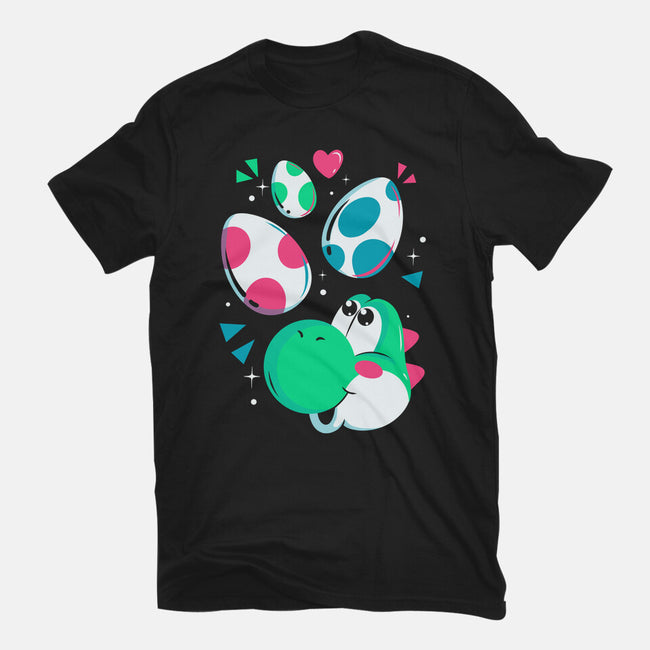 Dinos On The Way-Womens-Basic-Tee-Eoli Studio