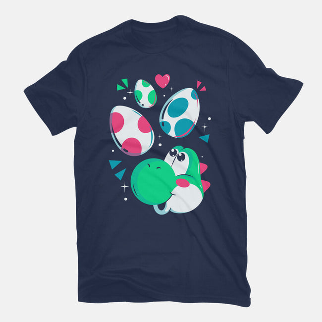 Dinos On The Way-Mens-Basic-Tee-Eoli Studio