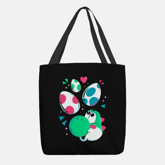 Dinos On The Way-None-Basic Tote-Bag-Eoli Studio