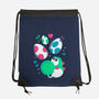 Dinos On The Way-None-Drawstring-Bag-Eoli Studio