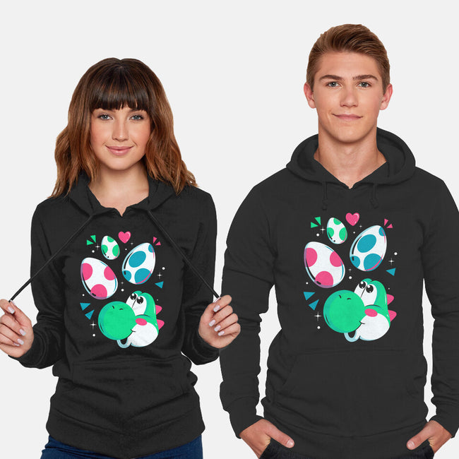 Dinos On The Way-Unisex-Pullover-Sweatshirt-Eoli Studio