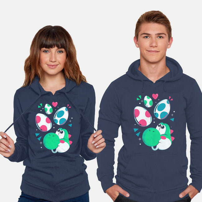 Dinos On The Way-Unisex-Pullover-Sweatshirt-Eoli Studio