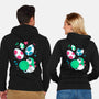 Dinos On The Way-Unisex-Zip-Up-Sweatshirt-Eoli Studio