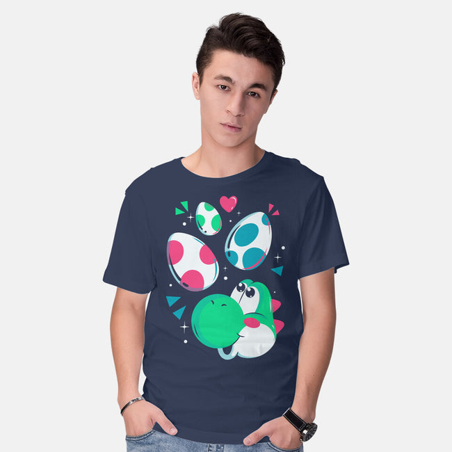 Dinos On The Way-Mens-Basic-Tee-Eoli Studio