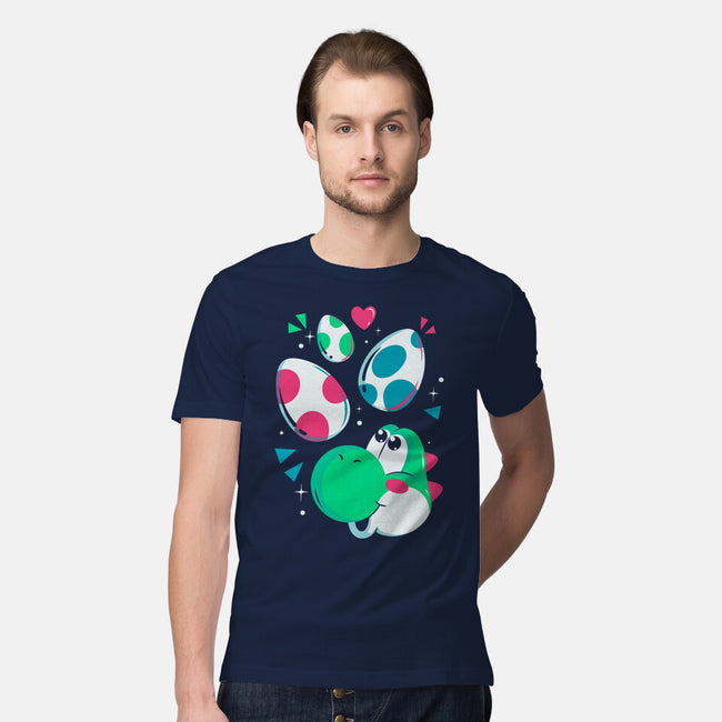 Dinos On The Way-Mens-Premium-Tee-Eoli Studio