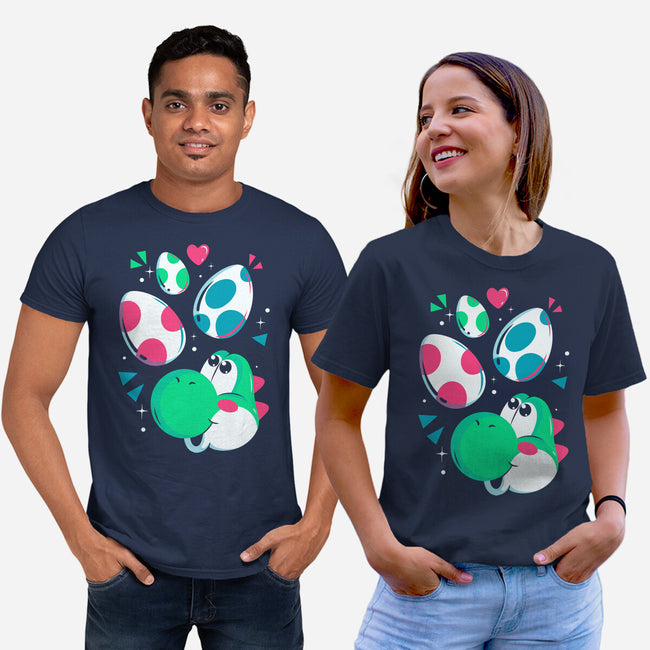 Dinos On The Way-Unisex-Basic-Tee-Eoli Studio