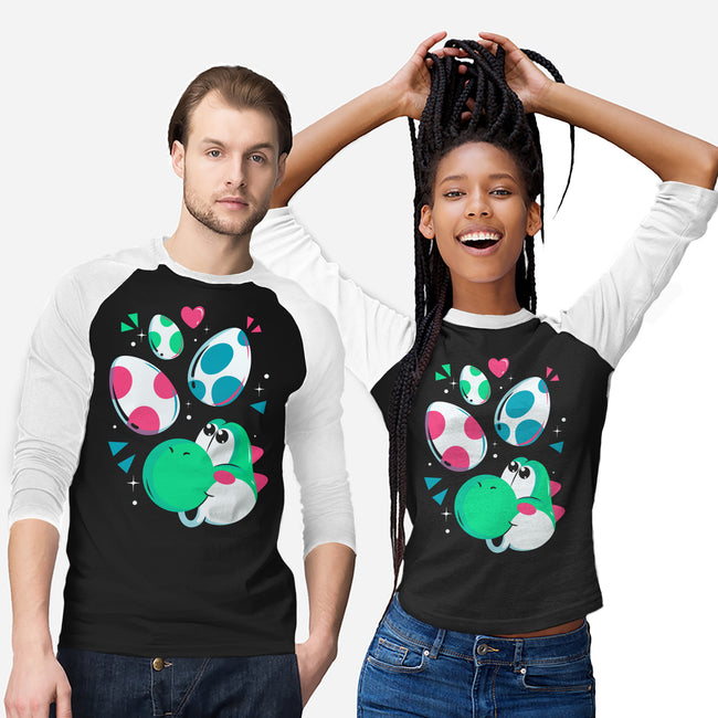 Dinos On The Way-Unisex-Baseball-Tee-Eoli Studio