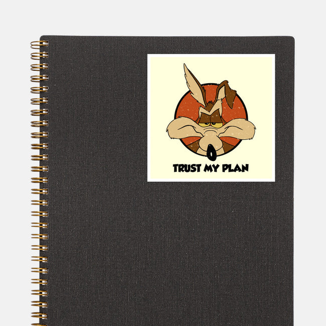 Trust My Plan-None-Glossy-Sticker-Melonseta