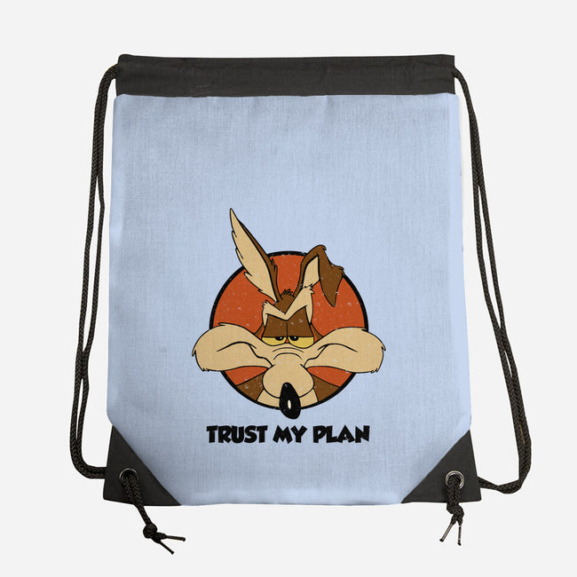 Trust My Plan-None-Drawstring-Bag-Melonseta