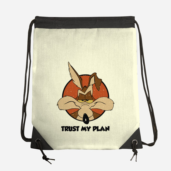 Trust My Plan-None-Drawstring-Bag-Melonseta