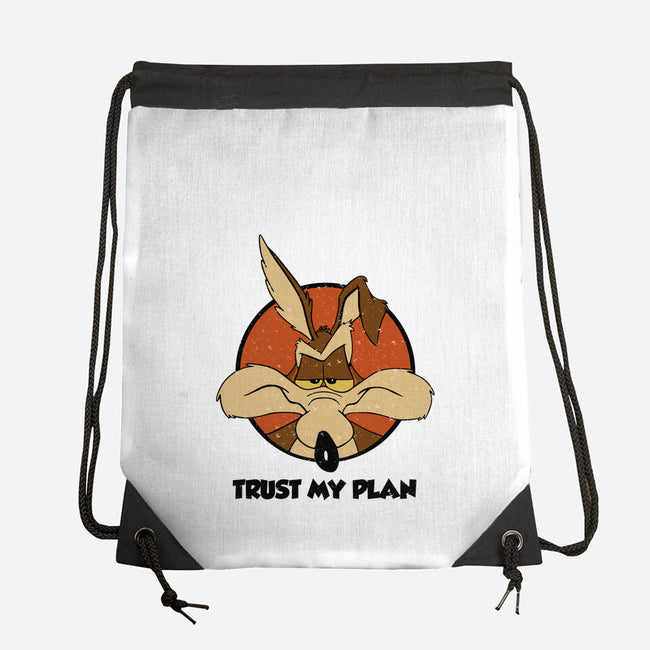 Trust My Plan-None-Drawstring-Bag-Melonseta