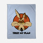 Trust My Plan-None-Fleece-Blanket-Melonseta