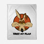 Trust My Plan-None-Fleece-Blanket-Melonseta