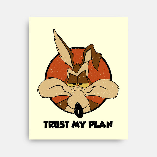 Trust My Plan-None-Stretched-Canvas-Melonseta