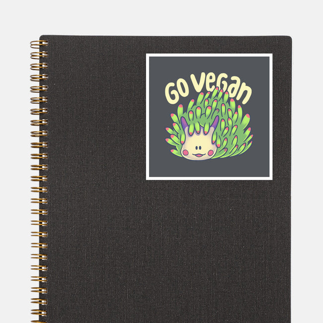 Go Vegan Sea Sheep-None-Glossy-Sticker-Geekydog
