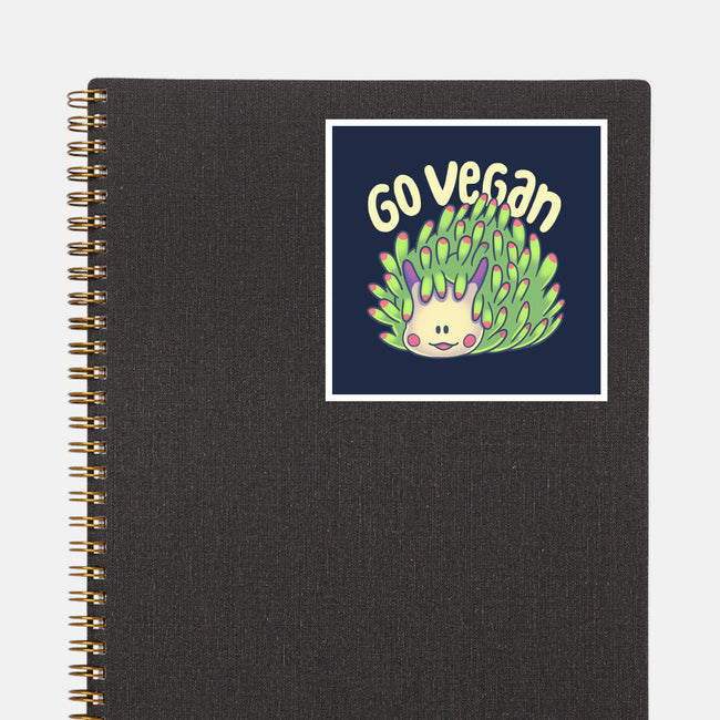 Go Vegan Sea Sheep-None-Glossy-Sticker-Geekydog