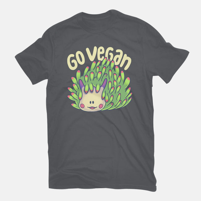 Go Vegan Sea Sheep-Mens-Premium-Tee-Geekydog