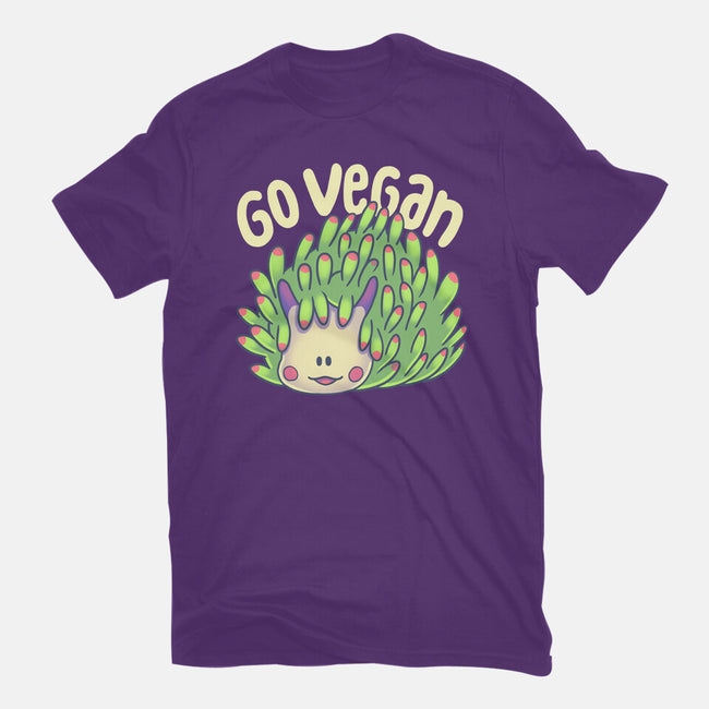 Go Vegan Sea Sheep-Mens-Premium-Tee-Geekydog