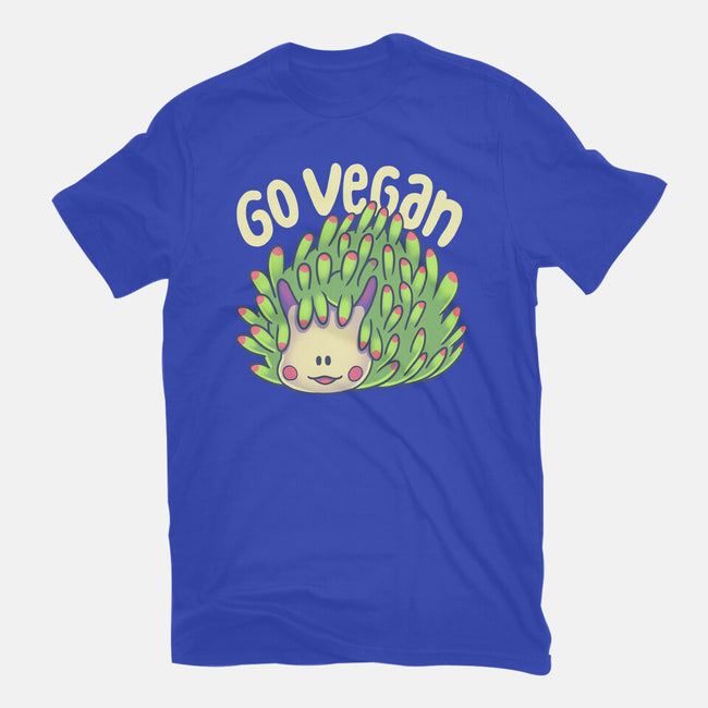 Go Vegan Sea Sheep-Mens-Premium-Tee-Geekydog