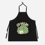 Go Vegan Sea Sheep-Unisex-Kitchen-Apron-Geekydog