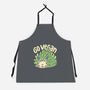 Go Vegan Sea Sheep-Unisex-Kitchen-Apron-Geekydog