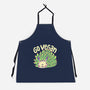 Go Vegan Sea Sheep-Unisex-Kitchen-Apron-Geekydog