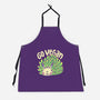 Go Vegan Sea Sheep-Unisex-Kitchen-Apron-Geekydog