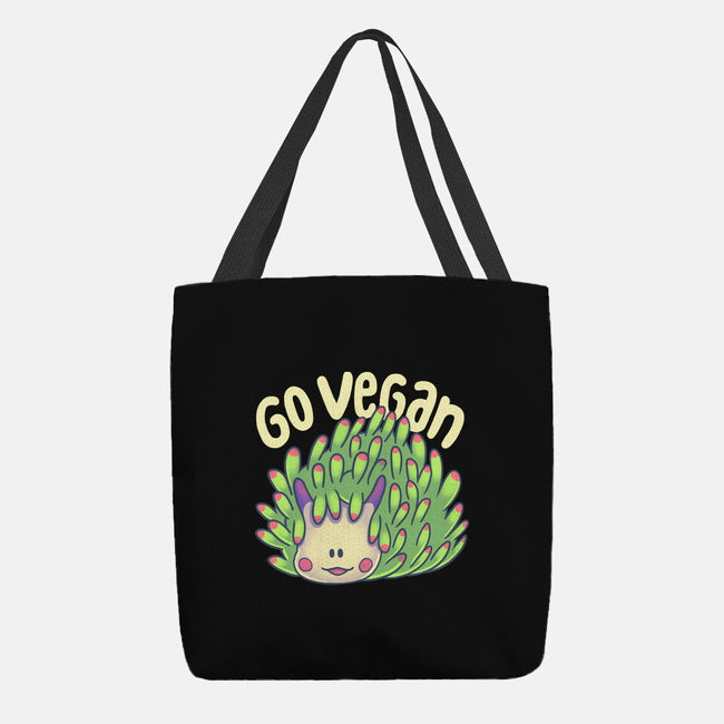 Go Vegan Sea Sheep-None-Basic Tote-Bag-Geekydog