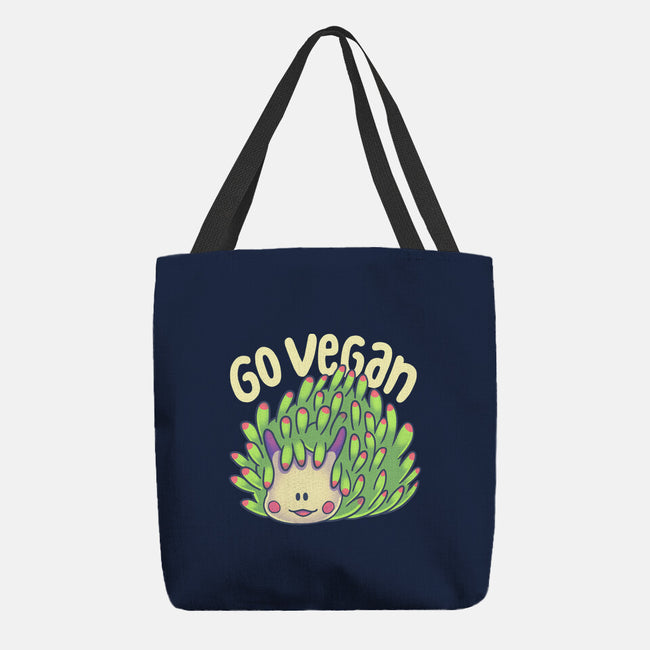 Go Vegan Sea Sheep-None-Basic Tote-Bag-Geekydog