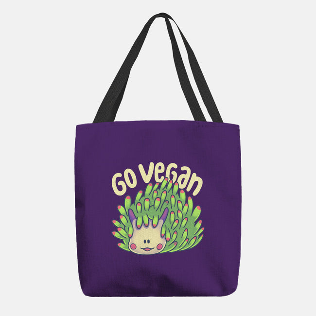 Go Vegan Sea Sheep-None-Basic Tote-Bag-Geekydog