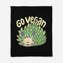 Go Vegan Sea Sheep-None-Fleece-Blanket-Geekydog