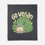 Go Vegan Sea Sheep-None-Fleece-Blanket-Geekydog