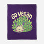 Go Vegan Sea Sheep-None-Fleece-Blanket-Geekydog