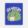 Go Vegan Sea Sheep-None-Stretched-Canvas-Geekydog
