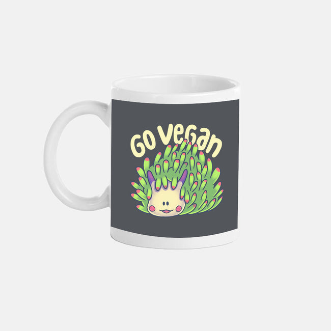 Go Vegan Sea Sheep-None-Mug-Drinkware-Geekydog