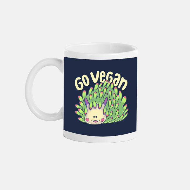 Go Vegan Sea Sheep-None-Mug-Drinkware-Geekydog