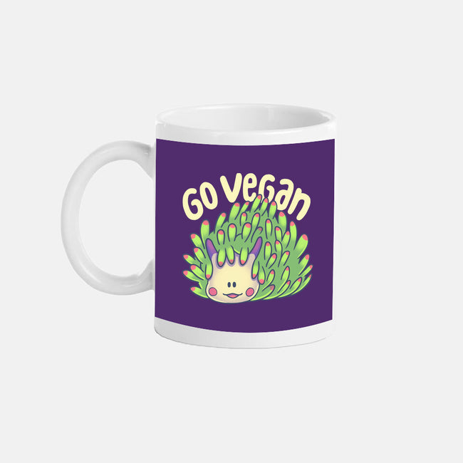 Go Vegan Sea Sheep-None-Mug-Drinkware-Geekydog