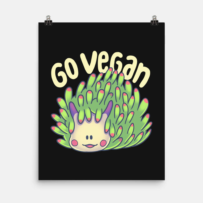 Go Vegan Sea Sheep-None-Matte-Poster-Geekydog
