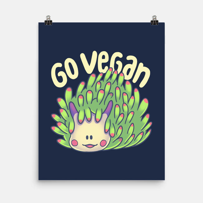 Go Vegan Sea Sheep-None-Matte-Poster-Geekydog