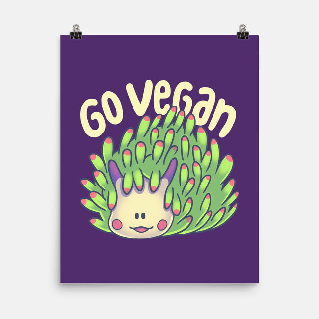 Go Vegan Sea Sheep-None-Matte-Poster-Geekydog