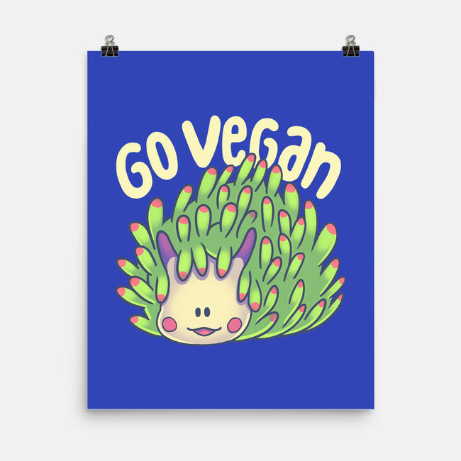 Go Vegan Sea Sheep-None-Matte-Poster-Geekydog