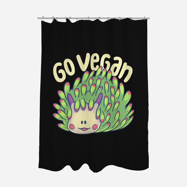 Go Vegan Sea Sheep-None-Polyester-Shower Curtain-Geekydog