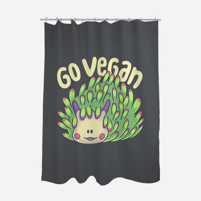 Go Vegan Sea Sheep-None-Polyester-Shower Curtain-Geekydog