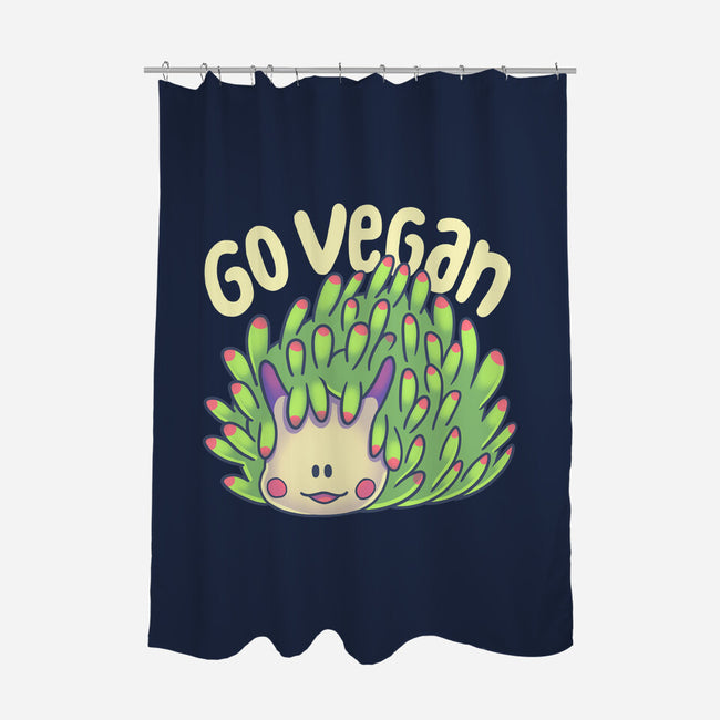 Go Vegan Sea Sheep-None-Polyester-Shower Curtain-Geekydog