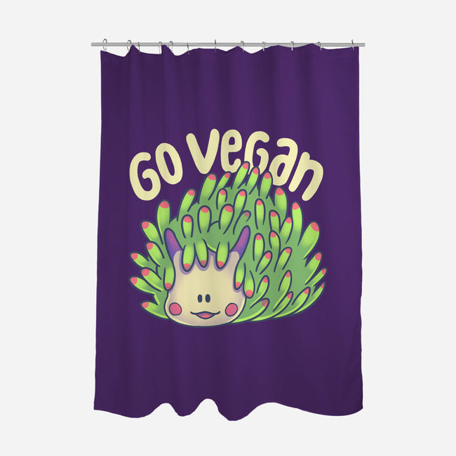 Go Vegan Sea Sheep-None-Polyester-Shower Curtain-Geekydog