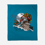 Stuck Santa-None-Fleece-Blanket-AndreusD