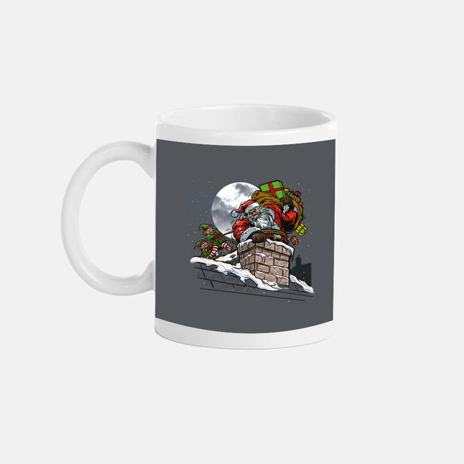Stuck Santa-None-Mug-Drinkware-AndreusD